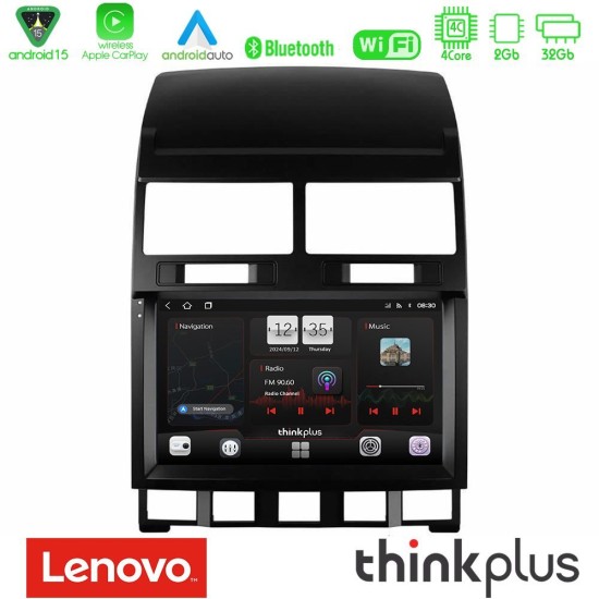 Lenovo Thinkplus Series 4Core Android15 2+32GB  VW Touareg 2002 – 2010 Navigation Multimedia Tablet 9" Με Carplay & Android Auto