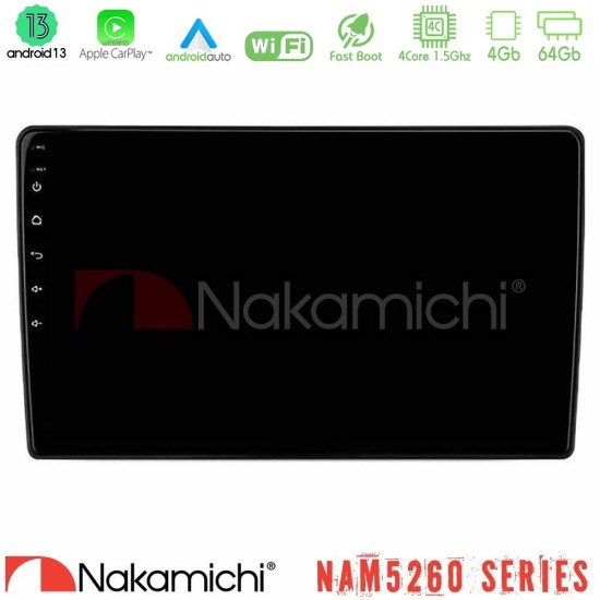 Nakamichi NAM5260 Series Alfa Romeo Mito 2008-2014 4Core Android13 4+64GB Navigation Multimedia Tablet 9" Με Carplay & Android Auto