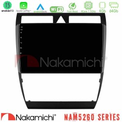 Nakamichi NAM5260 Series 4Core Android13 4+64GB Audi A6 (C5) 1997-2004 Navigation Multimedia Tablet 9" Με Carplay & Android Auto Nakamichi NAM5260 Series 4Core Android13 4+64GB Audi A6 (C5) 1997-2004 Navigation Multimedia Tablet 9" Με Carplay & Android Auto