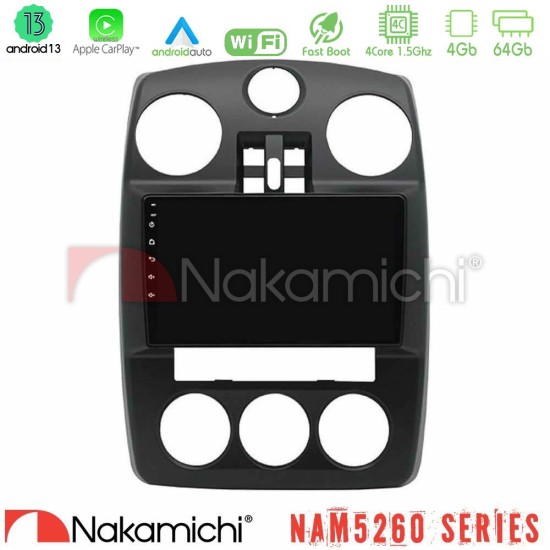 Nakamichi NAM5260 Series Chrysler PT-Cruiser 2000-2005 4Core Android13 4+64GB Navigation Multimedia Tablet 9" Με Carplay & Android Auto Nakamichi NAM5260 Series Chrysler PT-Cruiser 2000-2005 4Core Android13 4+64GB Navigation Multimedia Tablet 9" Με Carplay & Android Auto