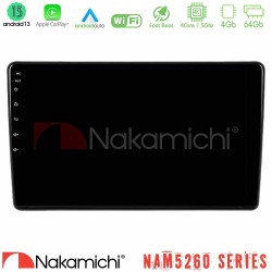 Nakamichi NAM5260 Series 4Core Android13 4+64GB Alfa Romeo 159/Brera/Spider Navigation Multimedia Tablet 9" Με Carplay & Android Auto Nakamichi NAM5260 Series 4Core Android13 4+64GB Alfa Romeo 159/Brera/Spider Navigation Multimedia Tablet 9" Με Carplay & Android Auto
