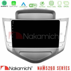 Nakamichi NAM5260 Series 4Core Android13 4+64GB Chevrolet Cruze 2009-2012 Navigation Multimedia Tablet 9" Με Carplay & Android Auto Nakamichi NAM5260 Series 4Core Android13 4+64GB Chevrolet Cruze 2009-2012 Navigation Multimedia Tablet 9" Με Carplay & Android Auto