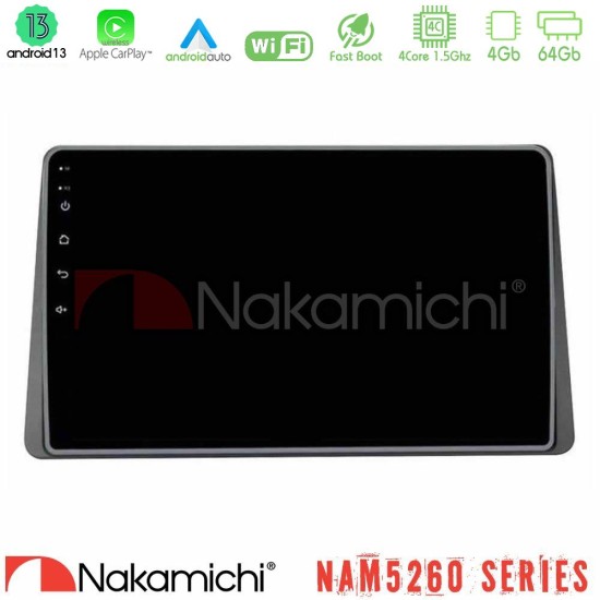 Nakamichi NAM5260 Series Renault Arkana 2019-> 4Core Android13 4+64GB Navigation Multimedia Tablet 10" Με Carplay & Android Auto