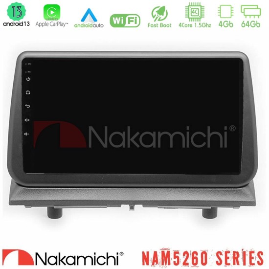 Nakamichi NAM5260 Series Dodge Nitro 2007-2011 4Core Android13 4+64GB Navigation Multimedia Tablet 9" Με Carplay & Android Auto