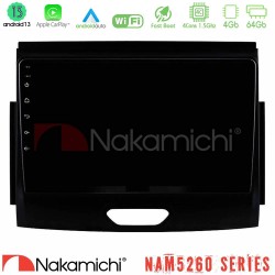 Nakamichi NAM5260 Series 4Core Android13 4+64GB Ford Ranger 2017-2022 Navigation Multimedia Tablet 9" Με Carplay & Android Auto Nakamichi NAM5260 Series 4Core Android13 4+64GB Ford Ranger 2017-2022 Navigation Multimedia Tablet 9" Με Carplay & Android Auto