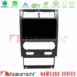 Nakamichi NAM5260 Series 4Core Android13 4+64GB Ford Mondeo 2004-2007 Navigation Multimedia Tablet 9" Με Carplay & Android Auto Nakamichi NAM5260 Series 4Core Android13 4+64GB Ford Mondeo 2004-2007 Navigation Multimedia Tablet 9" Με Carplay & Android Auto