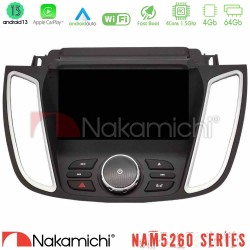 Nakamichi NAM5260 Series 4Core Android13 4+64GB Ford Kuga/C-Max 2013-2019 Navigation Multimedia Tablet 9" Με Carplay & Android Auto Nakamichi NAM5260 Series 4Core Android13 4+64GB Ford Kuga/C-Max 2013-2019 Navigation Multimedia Tablet 9" Με Carplay & Android Auto