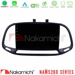 Nakamichi NAM5260 Series 4Core Android13 4+64GB Fiat Doblo 2015-2022 Navigation Multimedia Tablet 9" Με Carplay & Android Auto Nakamichi NAM5260 Series 4Core Android13 4+64GB Fiat Doblo 2015-2022 Navigation Multimedia Tablet 9" Με Carplay & Android Auto