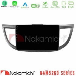 Nakamichi NAM5260 Series 4Core Android13 4+64GB Honda CRV 2012-2017 Navigation Multimedia Tablet 9" Με Carplay & Android Auto