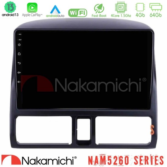 Nakamichi NAM5260 Series 4Core Android13 4+64GB Honda CRV 2002-2006 Navigation Multimedia Tablet 9" Με Carplay & Android Auto Nakamichi NAM5260 Series 4Core Android13 4+64GB Honda CRV 2002-2006 Navigation Multimedia Tablet 9" Με Carplay & Android Auto