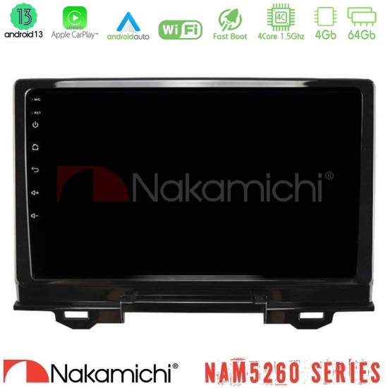 Nakamichi NAM5260 Series 4Core Android13 4+64GB Honda HR-V 2021-> Navigation Multimedia Tablet 9" Με Carplay & Android Auto