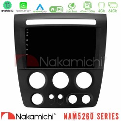 Nakamichi NAM5260 Series 4Core Android13 4+64GB Hummer H3 2005-2009 Navigation Multimedia Tablet 9" Με Carplay & Android Auto