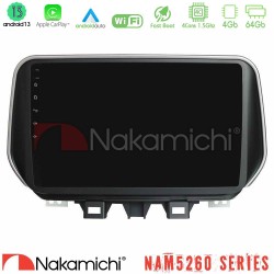 Nakamichi NAM5260 Series 4Core Android13 4+64GB Hyundai ix35 Navigation Multimedia Tablet 10" Με Carplay & Android Auto Nakamichi NAM5260 Series 4Core Android13 4+64GB Hyundai ix35 Navigation Multimedia Tablet 10" Με Carplay & Android Auto