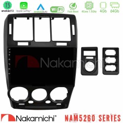 Nakamichi NAM5260 Series 4Core Android13 4+64GB Hyundai Getz 2002-2009 Navigation Multimedia Tablet 9" Με Carplay & Android Auto