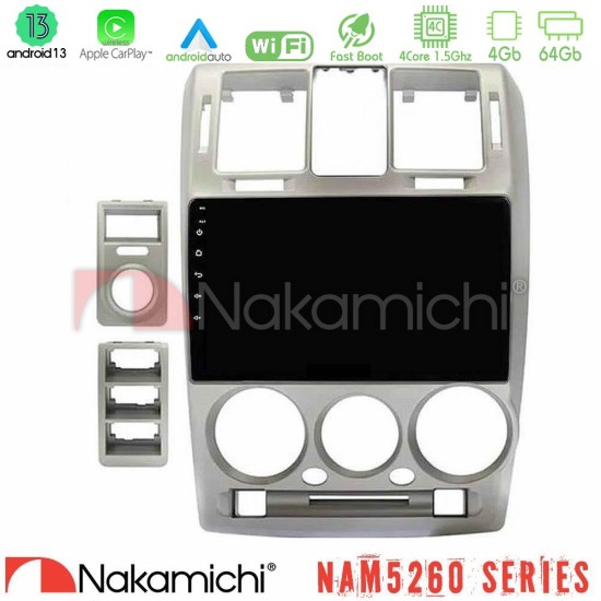 Nakamichi NAM5260 Series Hyundai Getz 2002-2009 4Core Android13 4+64GB Navigation Multimedia Tablet 9" Με Carplay & Android Auto Με Carplay & Android Auto Nakamichi NAM5260 Series Hyundai Getz 2002-2009 4Core Android13 4+64GB Navigation Multimedia Tablet 9" Με Carplay & Android Auto Με Carplay & Android Auto