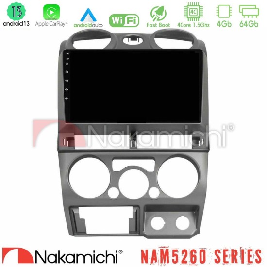 Nakamichi NAM5260 Series 4Core Android13 4+64GB Isuzu D-Max 2007-2011 Navigation Multimedia Tablet 9" Με Carplay & Android Auto Nakamichi NAM5260 Series 4Core Android13 4+64GB Isuzu D-Max 2007-2011 Navigation Multimedia Tablet 9" Με Carplay & Android Auto