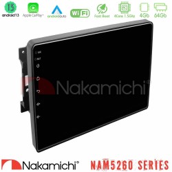 Nakamichi NAM5260 Series 4Core Android13 4+64GB Chrysler / Dodge / Jeep Navigation Multimedia Tablet 10" Με Carplay & Android Auto Nakamichi NAM5260 Series 4Core Android13 4+64GB Chrysler / Dodge / Jeep Navigation Multimedia Tablet 10" Με Carplay & Android Auto