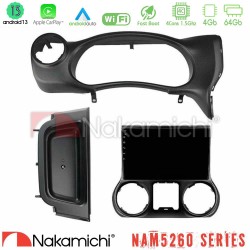 Nakamichi NAM5260 Series 4Core Android13 4+64GB Jeep Wrangler 2014-2017 Navigation Multimedia Tablet 10" Με Carplay & Android Auto Nakamichi NAM5260 Series 4Core Android13 4+64GB Jeep Wrangler 2014-2017 Navigation Multimedia Tablet 10" Με Carplay & Android Auto