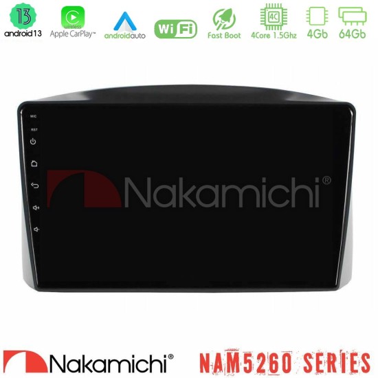 Nakamichi NAM5260 Series Jeep Grand Cherokee 2005-2007 4Core Android13 4+64GB Navigation Multimedia Tablet 10" Με Carplay & Android Auto Με Carplay & Android Auto