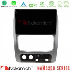 Nakamichi NAM5260 Series 4Core Android13 4+64GB Jeep Cherokee (KJ) 2002-2007 Navigation Multimedia Tablet 9" Με Carplay & Android Auto Nakamichi NAM5260 Series 4Core Android13 4+64GB Jeep Cherokee (KJ) 2002-2007 Navigation Multimedia Tablet 9" Με Carplay & Android Auto