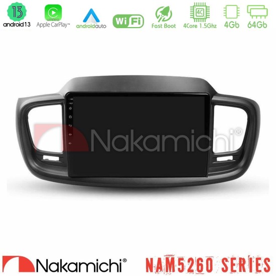 Nakamichi NAM5260 Series 4Core Android13 4+64GB Kia Sorento 2018-2021 Navigation Multimedia Tablet 9" Με Carplay & Android Auto Nakamichi NAM5260 Series 4Core Android13 4+64GB Kia Sorento 2018-2021 Navigation Multimedia Tablet 9" Με Carplay & Android Auto