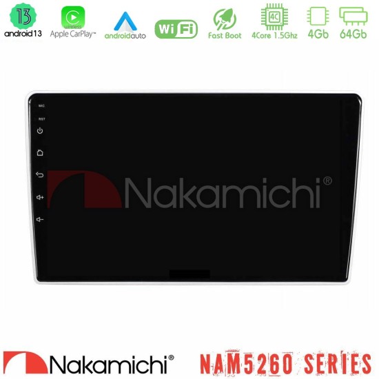 Nakamichi NAM5260 Series Kia Sportage 2005-2008 4Core Android13 4+64GB Navigation Multimedia Tablet 9" Με Carplay & Android Auto Με Carplay & Android Auto
