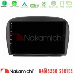 Nakamichi NAM5260 Series 4Core Android13 4+64GB Mercedes SL Class 2005-2011 Navigation Multimedia Tablet 9" Με Carplay & Android Auto