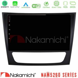 Nakamichi NAM5260 Series 4Core Android13 4+64GB Mercedes E Class / CLS Class Navigation Multimedia Tablet 9" Με Carplay & Android Auto