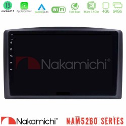 Nakamichi NAM5260 Series 4Core Android13 4+64GB Mercedes Vito 2015-2021 Navigation Multimedia Tablet 10" Με Carplay & Android Auto
