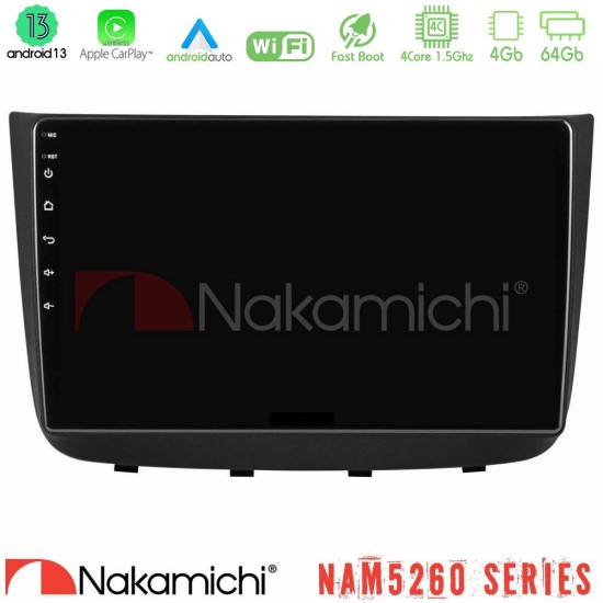 Nakamichi NAM5260 Series Mercedes Vito/Viano 2003-2006 4Core Android13 4+64GB Navigation Multimedia Tablet 10" Με Carplay & Android Auto
