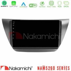 Nakamichi NAM5260 Series 4Core Android13 4+64GB Mitsubishi Lancer 2004 – 2008 Navigation Multimedia Tablet 9" Με Carplay & Android Auto