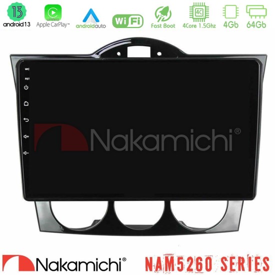 Nakamichi NAM5260 Series 4Core Android13 4+64GB Mazda RX8 2003-2008 Navigation Multimedia Tablet 9" Με Carplay & Android Auto