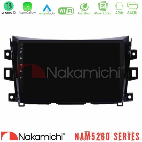 Nakamichi NAM5260 Series 4Core Android13 4+64GB Nissan Navara NP300 Navigation Multimedia Tablet 9" Με Carplay & Android Auto Nakamichi NAM5260 Series 4Core Android13 4+64GB Nissan Navara NP300 Navigation Multimedia Tablet 9" Με Carplay & Android Auto