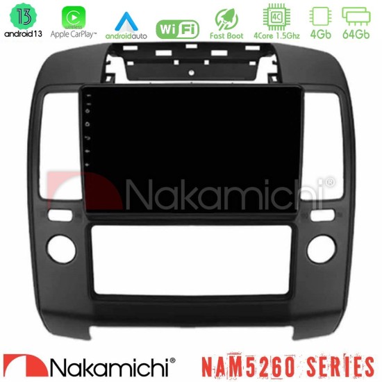 Nakamichi NAM5260 Series 4Core Android13 4+64GB Nissan Navara Navigation Multimedia Tablet 9" Με Carplay & Android Auto Nakamichi NAM5260 Series 4Core Android13 4+64GB Nissan Navara Navigation Multimedia Tablet 9" Με Carplay & Android Auto