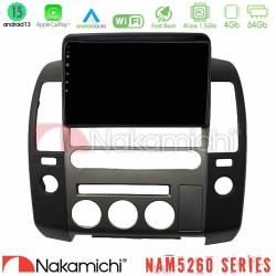 Nakamichi NAM5260 Series 4Core Android13 4+64GB Nissan Navara D40 2006-2012 (με εργ.οθόνη) Navigation Multimedia Tablet 9" Με Carplay & Android Auto Nakamichi NAM5260 Series 4Core Android13 4+64GB Nissan Navara D40 2006-2012 (με εργ.οθόνη) Navigation Multimedia Tablet 9" Με Carplay & Android Auto