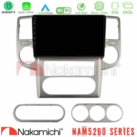 Nakamichi NAM5260 Series 4Core Android13 4+64GB Nissan X-Trail 2003-2007 Navigation Multimedia Tablet 10" Με Carplay & Android Auto Nakamichi NAM5260 Series 4Core Android13 4+64GB Nissan X-Trail 2003-2007 Navigation Multimedia Tablet 10" Με Carplay & Android Auto