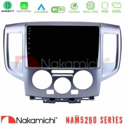 Nakamichi NAM5260 Series 4Core Android13 4+64GB Nissan NV200 Navigation Multimedia Tablet 9" Με Carplay & Android Auto
