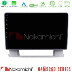 Nakamichi NAM5260 Series 4Core Android13 4+64GB Opel Astra J 2010-2014 Navigation Multimedia Tablet 9" Με Carplay & Android Auto