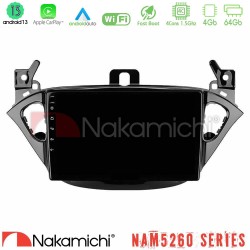 Nakamichi NAM5260 Series 4Core Android13 4+64GB Opel Corsa E/Adam Navigation Multimedia Tablet 9" Με Carplay & Android Auto