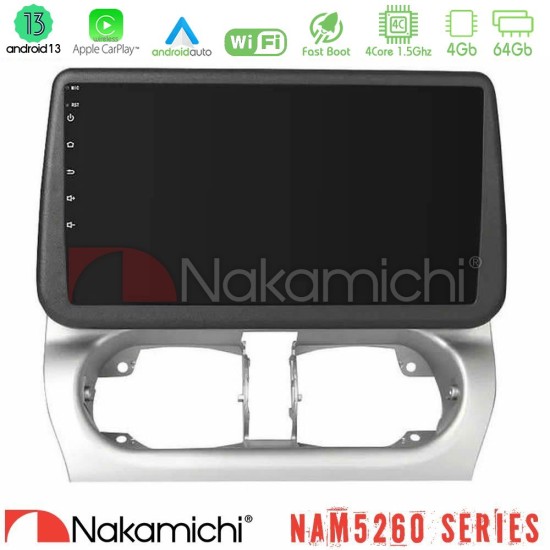 Nakamichi NAM5260 Series Opel Corsa C/Combo C 4Core Android13 4+64GB Navigation Multimedia Tablet 9" Με Carplay & Android Auto
