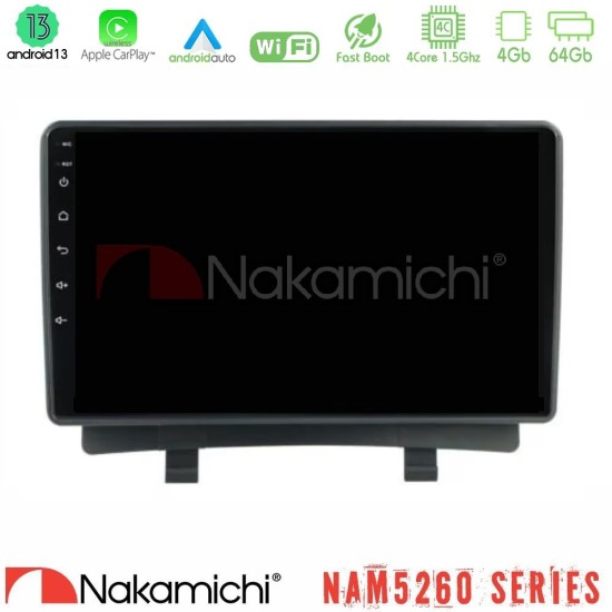 Nakamichi NAM5260 Series 4Core Android13 4+64GB Opel Zafira Navigation Multimedia Tablet 9" Με Carplay & Android Auto