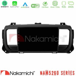 Nakamichi NAM5260 Series 4Core Android13 4+64GB Citroen/Peugeot/Opel/Toyota Navigation Multimedia Tablet 9" Με Carplay & Android Auto Nakamichi NAM5260 Series 4Core Android13 4+64GB Citroen/Peugeot/Opel/Toyota Navigation Multimedia Tablet 9" Με Carplay & Android Auto