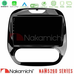 Nakamichi NAM5260 Series 4Core Android13 4+64GB Renault Captur 2013-2019 (Manual AC) Navigation Multimedia Tablet 9" Με Carplay & Android Auto
