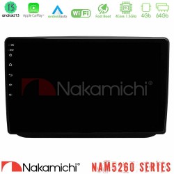 Nakamichi NAM5260 Series 4Core Android13 4+64GB Skoda Fabia 2007-2014 Navigation Multimedia Tablet 10" Με Carplay & Android Auto Nakamichi NAM5260 Series 4Core Android13 4+64GB Skoda Fabia 2007-2014 Navigation Multimedia Tablet 10" Με Carplay & Android Auto