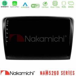Nakamichi NAM5260 Series 4Core Android13 4+64GB Skoda Superb 2008-2015 Navigation Multimedia Tablet 10" Με Carplay & Android Auto Nakamichi NAM5260 Series 4Core Android13 4+64GB Skoda Superb 2008-2015 Navigation Multimedia Tablet 10" Με Carplay & Android Auto