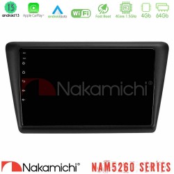 Nakamichi NAM5260 Series 4Core Android13 4+64GB Skoda Rapid 2013-2017 Navigation Multimedia Tablet 9" Με Carplay & Android Auto Nakamichi NAM5260 Series 4Core Android13 4+64GB Skoda Rapid 2013-2017 Navigation Multimedia Tablet 9" Με Carplay & Android Auto