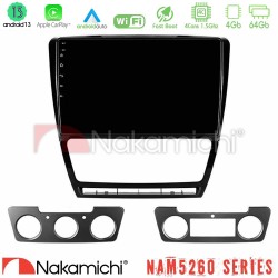 Nakamichi NAM5260 Series 4Core Android13 4+64GB Skoda Octavia 5 Navigation Multimedia Tablet 10" Με Carplay & Android Auto Nakamichi NAM5260 Series 4Core Android13 4+64GB Skoda Octavia 5 Navigation Multimedia Tablet 10" Με Carplay & Android Auto