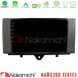 Nakamichi NAM5260 Series 4Core Android13 4+64GB Smart 451 Facelift Navigation Multimedia Tablet 9" Με Carplay & Android Auto Nakamichi NAM5260 Series 4Core Android13 4+64GB Smart 451 Facelift Navigation Multimedia Tablet 9" Με Carplay & Android Auto