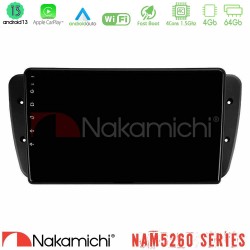 Nakamichi NAM5260 Series 4Core Android13 4+64GB Seat Ibiza 2008-2012 Navigation Multimedia Tablet 9" Με Carplay & Android Auto Nakamichi NAM5260 Series 4Core Android13 4+64GB Seat Ibiza 2008-2012 Navigation Multimedia Tablet 9" Με Carplay & Android Auto