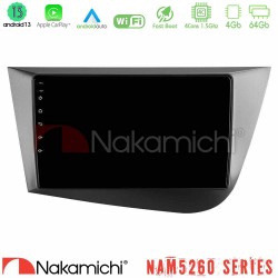 Nakamichi NAM5260 Series 4Core Android13 4+64GB Seat Leon Navigation Multimedia Tablet 9" Με Carplay & Android Auto Nakamichi NAM5260 Series 4Core Android13 4+64GB Seat Leon Navigation Multimedia Tablet 9" Με Carplay & Android Auto